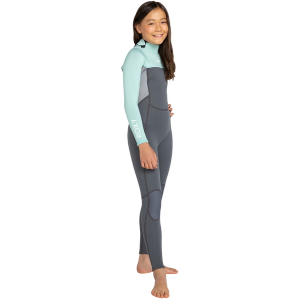 2025 Roxy Junior Prologue 3/2mm Back Zip Wetsuit ERGW103068 - Ice Green